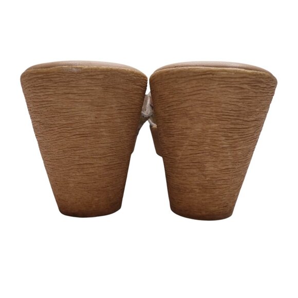 Spring Step Viniko Floral Leather Open Toe Wedge Slide Sandals Womens 41 US 10 - Picture 8 of 13